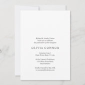 Moderne fotocollage Graduation Party Kaart (Achterkant)