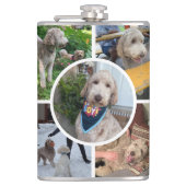 Moderne fotocollage heupfles (Voorkant)