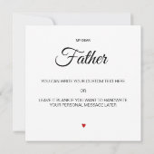 Moderne fotocollage Ik hou van jullie vaderdag Kaa (Achterkant)