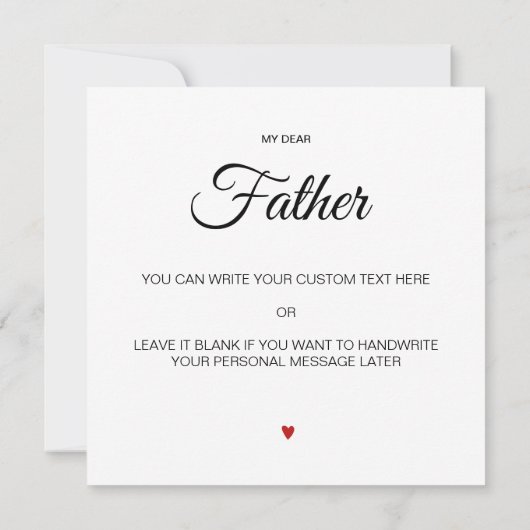 Moderne fotocollage Ik hou van jullie vaderdag Kaa (Achterkant)