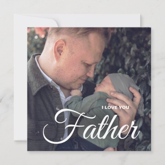 Moderne fotocollage Ik hou van jullie vaderdag Kaa (Voorkant)