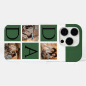 Moderne Fotocollage iPhone Case – "Daddy" (Achterkant (horizontaal))