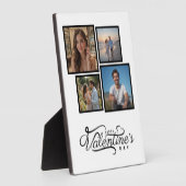 Moderne Fotocollage Keepsake Valentijnsdag Gift Fotoplaat (Zijkant)