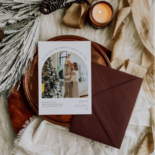 Moderne Fotocollage Kerst Kaart