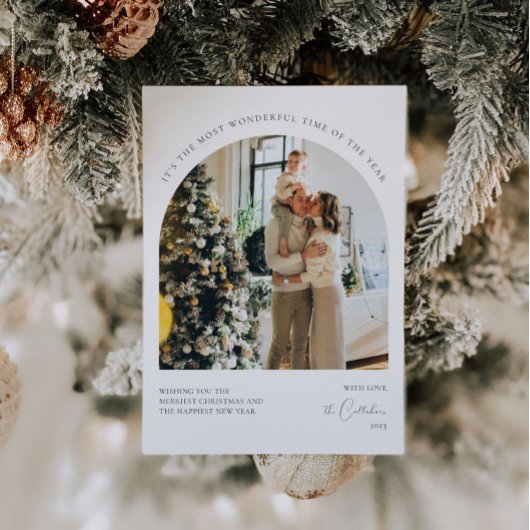 Moderne Fotocollage Kerst Kaart