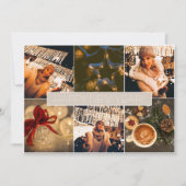 Moderne Fotocollage Kerst Kaart (Voorkant)