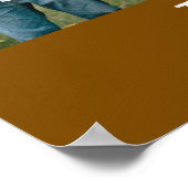 Moderne Fotocollage met Familieverhalen Poster (Hoek)
