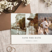 Moderne Fotocollage Minimalistische Bewaar de Datu Save The Date