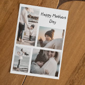 Moderne fotocollage | MOEDERDAG Feestdagenkaart