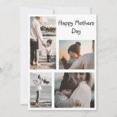 Moderne fotocollage | MOEDERDAG Feestdagenkaart (Voorkant)