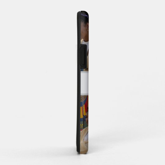 Moderne fotocollage monogrammed iPad Air Cover (Achterkant/rechts)