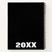 Moderne fotocollage & naam notitieboek (Achterkant)