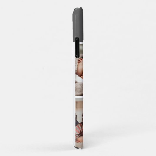 Moderne fotocollage personaliseer papa-modus Case-Mate iPhone case (Achterkant/rechts)