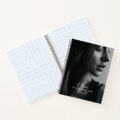 Moderne Fotocollage Persoonlijke Schetsboek Notitieboek (Binnen)