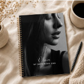 Moderne Fotocollage Persoonlijke Schetsboek  Planner