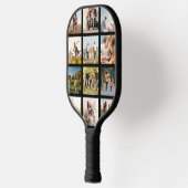 Moderne fotocollage pickleball paddle (Links)