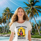 Moderne fotocollage Proud Parent Afstuderen T-shirt