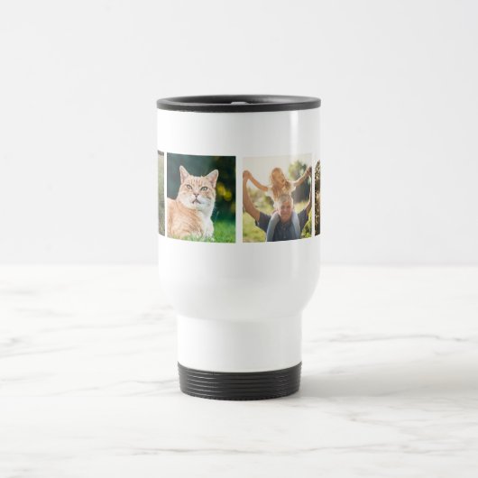 Moderne fotocollage reisbeker (Center)