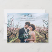 Moderne Fotocollage Save the Date Liebesbriefe (Achterkant)