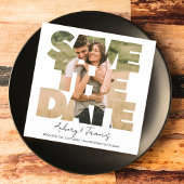 Moderne Fotocollage Save the Date Wedding Invite