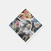 Moderne fotocollage servet (Hoek)