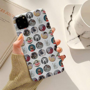 Moderne fotocollage-spotpatroon Case-Mate iPhone case