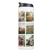 Moderne fotocollage thermosbeker (Geroteerd rechts)