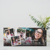 Moderne Fotocollage van eindexamenfeest Kaart (Staand voorkant)