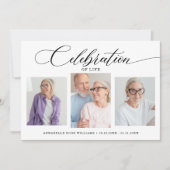 Moderne fotocollage viering leven kaart (Voorkant)