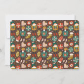 Moderne Fotocollage Vrolijke Kerst Kaart (Achterkant)