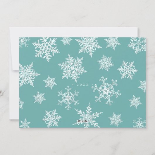 Moderne Fotocollage Vrolijke Kerstmis Flat Holiday Feestdagenkaart (Achterkant)