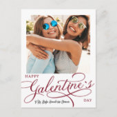 Moderne fotogalentinedag briefkaart (Voorkant)