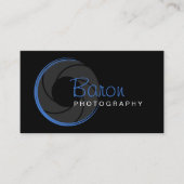 Moderne Fotograaf Visitekaartje (Voorkant)