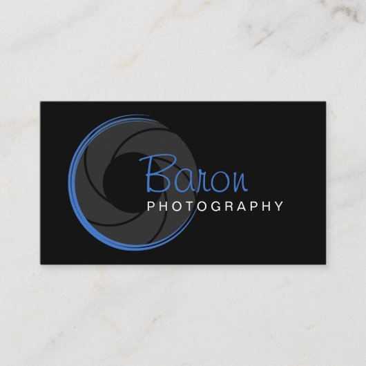 Moderne fotograaf visitekaartje (Voorkant)