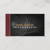 Moderne fotograaf visitekaartje (Voorkant)