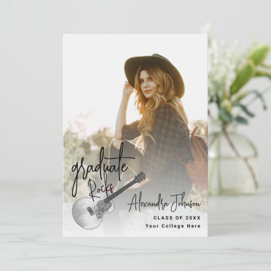 Moderne fotograafpartij aankondiging (Staand voorkant)