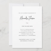 Moderne fotograafpartij aankondiging (Achterkant)