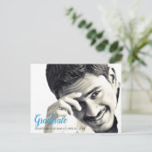 Moderne fotograafpartij briefkaart (Staand voorkant)