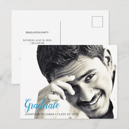 Moderne fotograafpartij briefkaart (Voorkant / Achterkant)