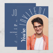 Moderne fotograafpartij kaart (Voorkant / Achterkant)