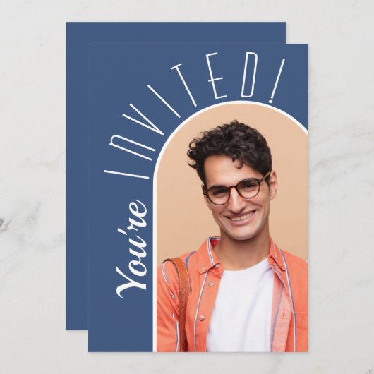 Moderne fotograafpartij kaart (Voorkant / Achterkant)