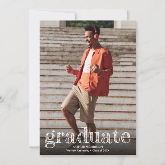 Moderne fotograafpartij kaart (Voorkant)