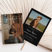 Moderne fotograafpartij kaart