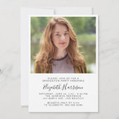 Moderne fotograafpartij kaart (Achterkant)