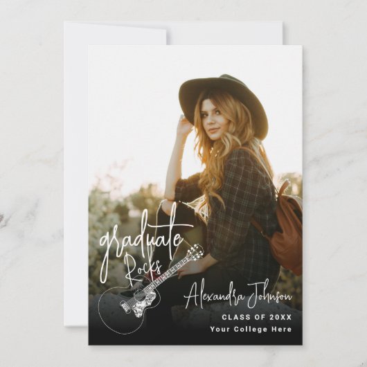 Moderne fotograafpartij kaart (Voorkant)