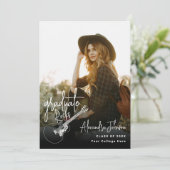 Moderne fotograafpartij kaart (Staand voorkant)