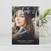 Moderne fotograafpartij kaart (Staand voorkant)