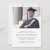 Moderne fotograafpartij kaart (Achterkant)