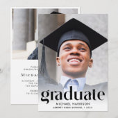 Moderne fotograafpartij kaart (Voorkant / Achterkant)