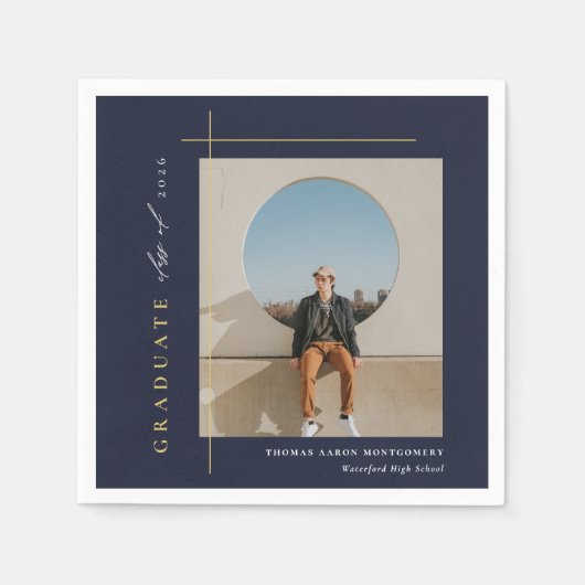 Moderne fotograafpartij servet (Voorkant)